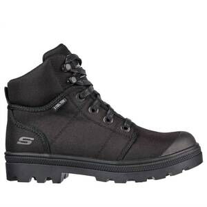 NEW SKECHERS women's work rotund darragh steel toe shoes in black